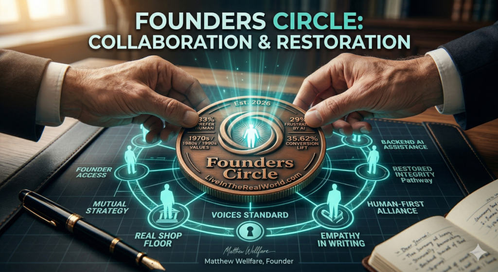 Founders Circle - Live in the Real World and Promote Human Interaction ...