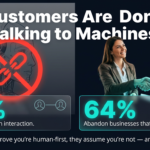 Businesses who prioritise al and automation over human interaction risk losing 64 % of there customers and that figure will only grow