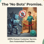 Liveintherealword No Bots Promise